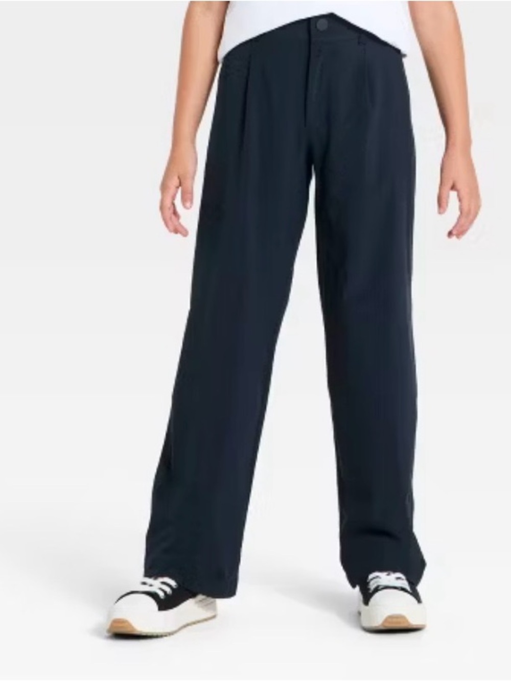 all in motion Navy Wide-Leg School Pants for Kids - Classic Navy